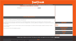Desktop Screenshot of fontfreak.com